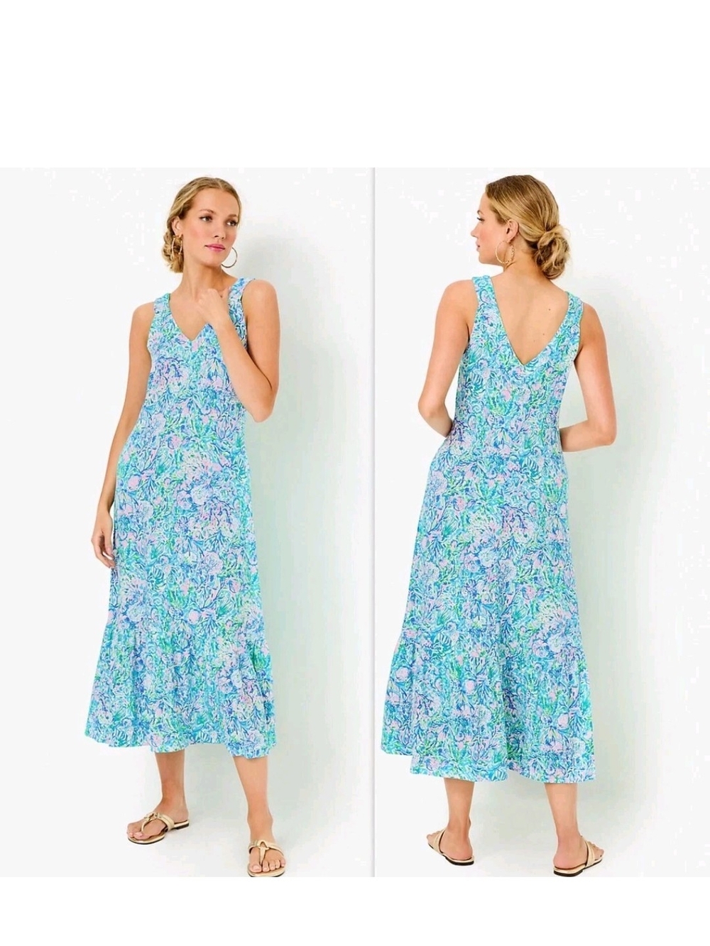 Lilly Pulitzer Madsen Maxi Dress In Chick Magnet